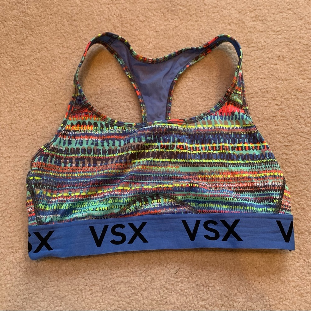 Victoria's Secret Kaleidoscope Designed Sports Bra- Size Large